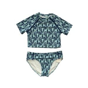NEW Zella Blue Rashguard Swim Set